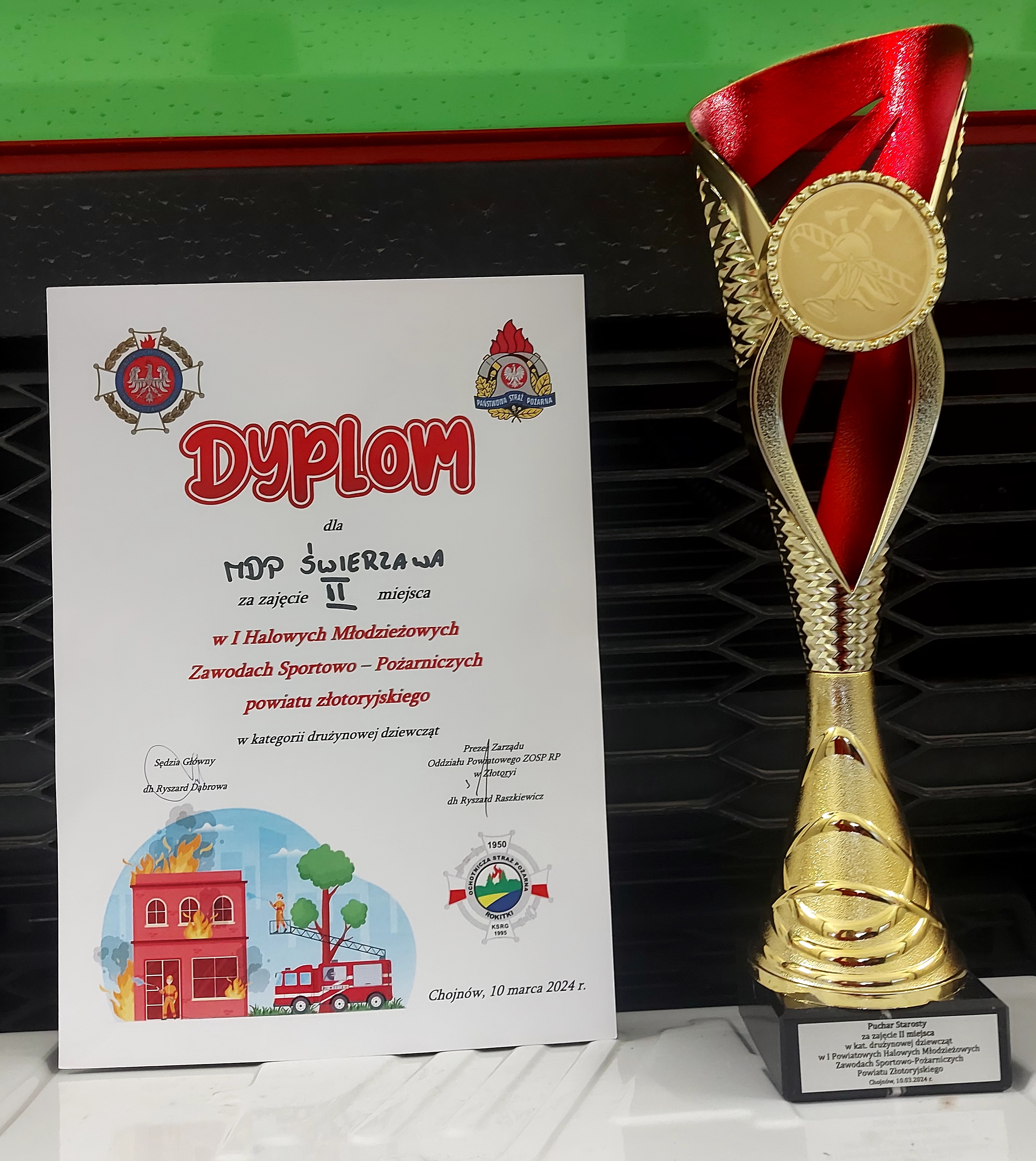 I Halowe Młodzieżowe zawody sportowo-pożarnicze  - OSP Swieriawa